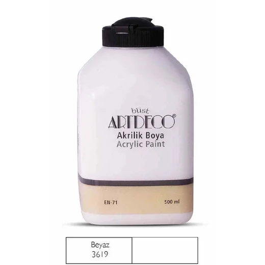 ARTDECO AKRİLİK 500 GR BOYA BEYAZ