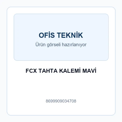 FCX TAHTA KALEMİ MAVİ