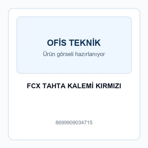 FCX TAHTA KALEMİ KIRMIZI