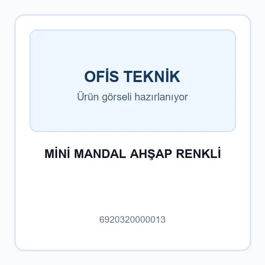 MİNİ MANDAL AHŞAP RENKLİ
