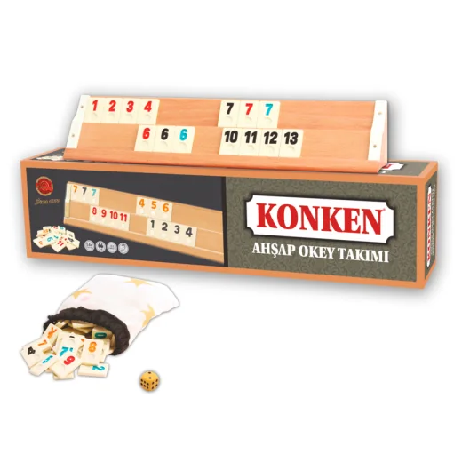 KONKEN AHŞAP OKEY TAKIMI