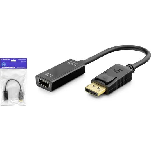 HADRON HDX7823 DISPLAY (M) TO HDMI (F) ADAPTÖR 4K