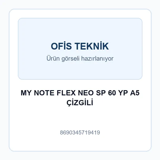 MY NOTE FLEX NEO SP 60 YP A5 ÇİZGİLİ