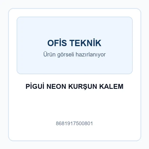 PİGUİ NEON KURŞUN KALEM