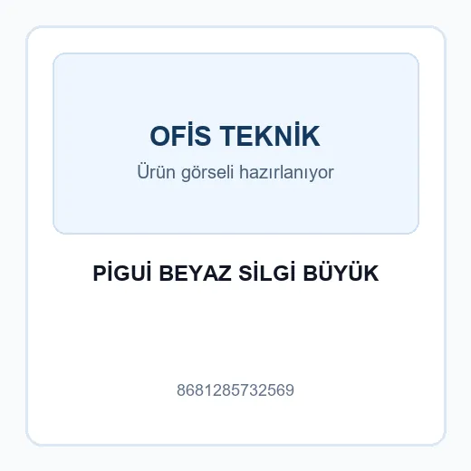 PİGUİ BEYAZ SİLGİ BÜYÜK