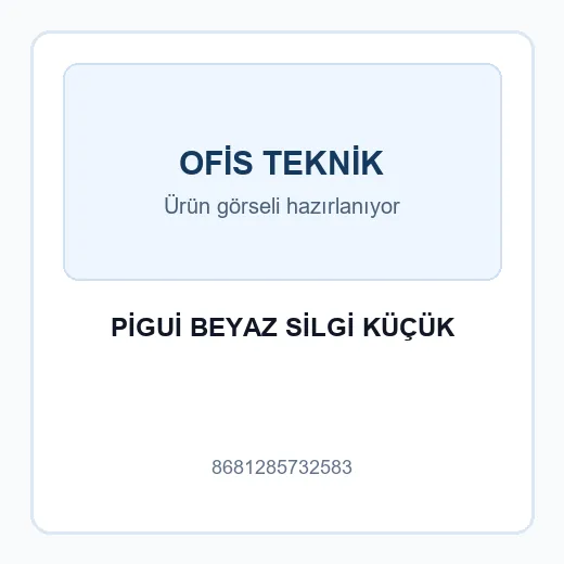 PİGUİ BEYAZ SİLGİ KÜÇÜK