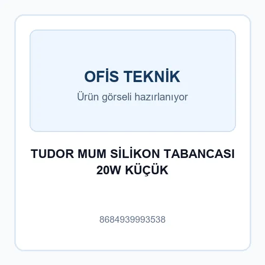 TUDOR MUM SİLİKON TABANCASI 20W KÜÇÜK