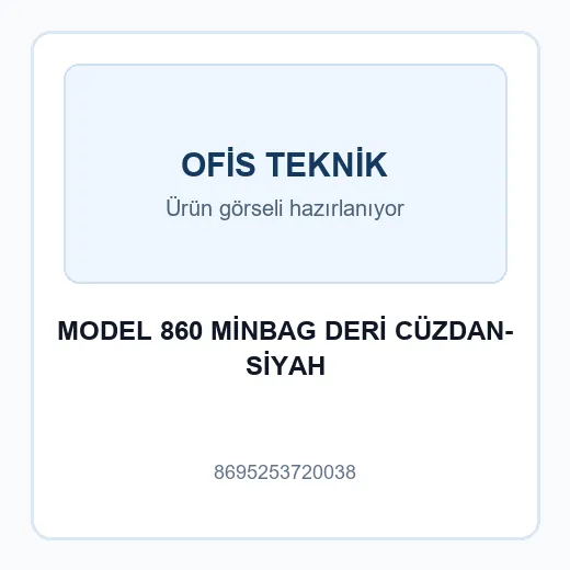MODEL 860 MİNBAG DERİ CÜZDAN- SİYAH