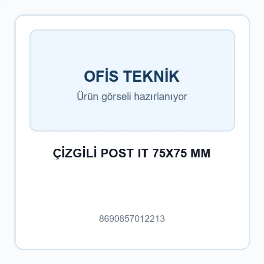 ÇİZGİLİ POST IT 75X75 MM