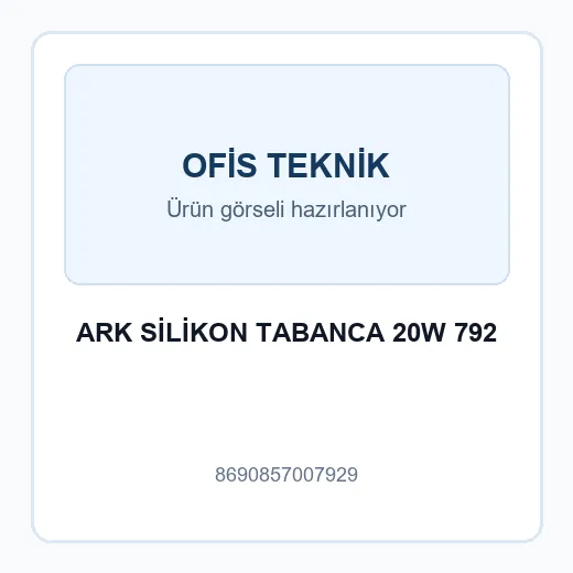 ARK SİLİKON TABANCA 20W 792