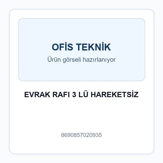 EVRAK RAFI 3 LÜ HAREKETSİZ