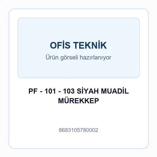 PF - 101 - 103 SİYAH MUADİL MÜREKKEP