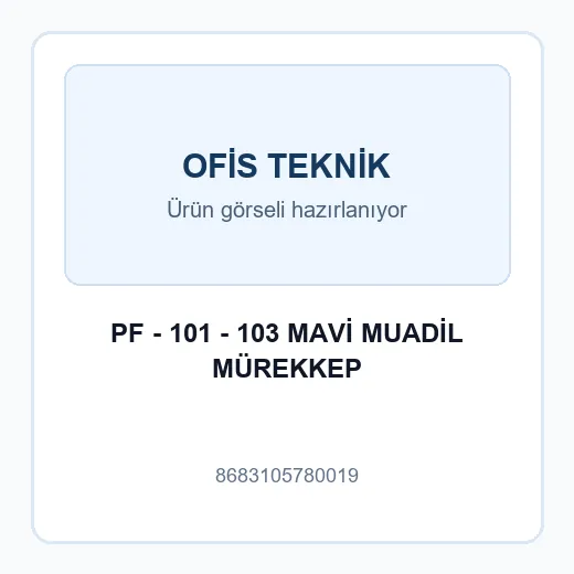 PF - 101 - 103 MAVİ MUADİL MÜREKKEP