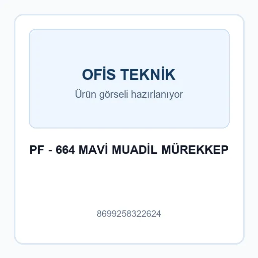 PF - 664 MAVİ MUADİL MÜREKKEP
