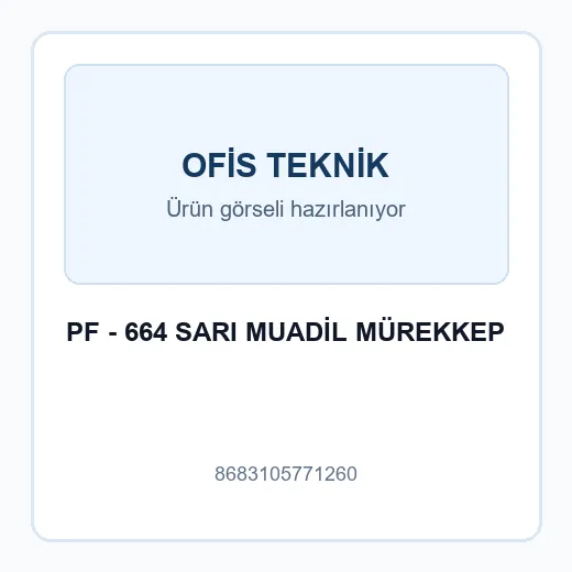 PF - 664 SARI MUADİL MÜREKKEP