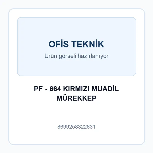 PF - 664 KIRMIZI MUADİL MÜREKKEP