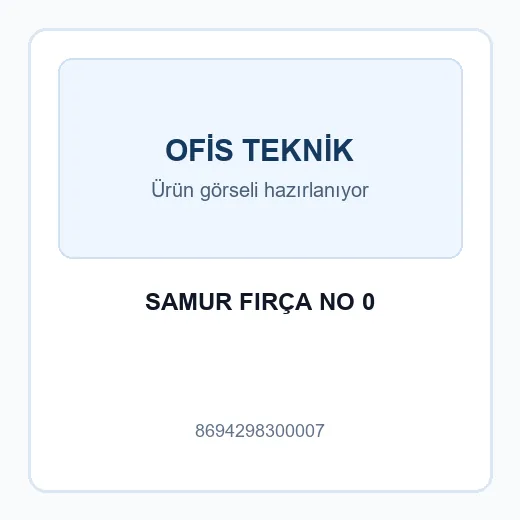 SAMUR FIRÇA NO 0