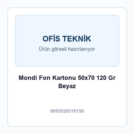 Mondi Fon Kartonu 50x70 120 Gr Beyaz