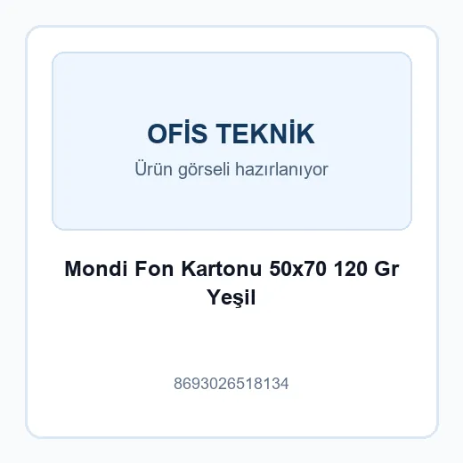 Mondi Fon Kartonu 50x70 120 Gr Yeşil