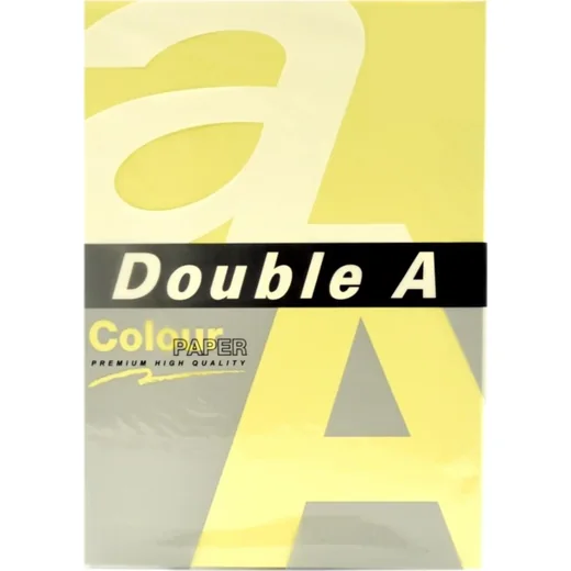 DOUBLE A RENKLİ KAĞIT 80 GR 100 LÜ MAT SARI