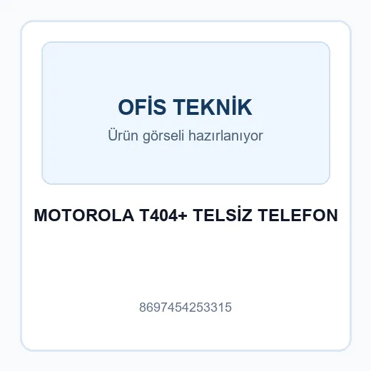 MOTOROLA T404+ TELSİZ TELEFON