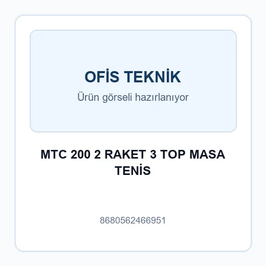 MTC 200 2 RAKET 3 TOP MASA TENİS