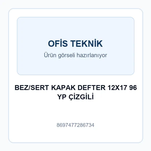 BEZ/SERT KAPAK DEFTER 12X17 96 YP ÇİZGİLİ