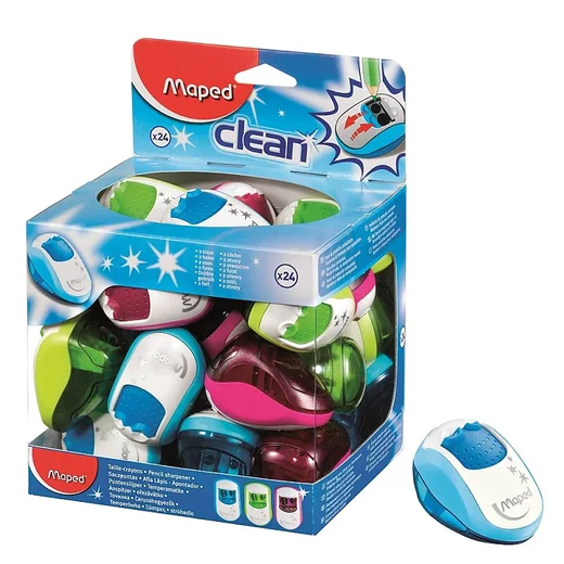 Maped Clean Çift Delikli Kalemtıraş