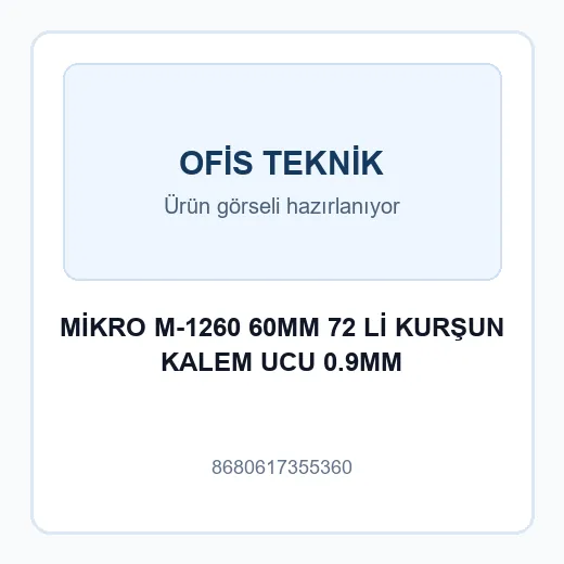 MİKRO M-1260 60MM 72 Lİ KURŞUN KALEM UCU 0.9MM