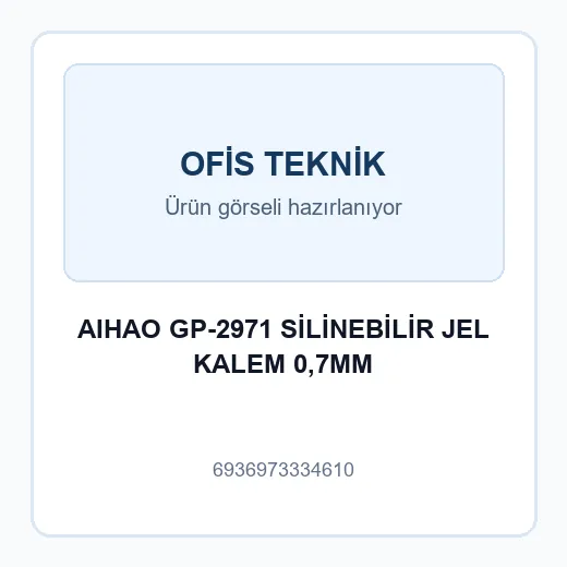 AIHAO GP-2971 SİLİNEBİLİR JEL KALEM 0,7MM