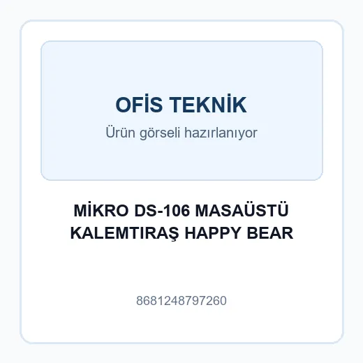MİKRO DS-106 MASAÜSTÜ KALEMTIRAŞ HAPPY BEAR