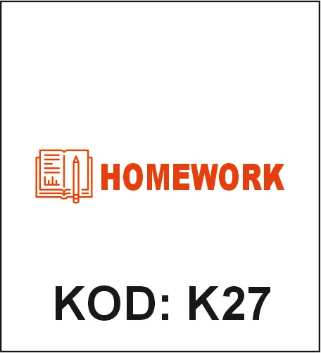 K27 Homework öğretmen kaşesi desen örneği