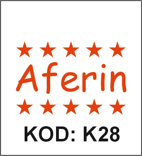 K28 Yıldız Sıralı Aferin öğretmen kaşesi desen örneği