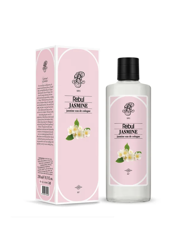 Rebul 250ml Jasmine Kolonya Cam Şişe