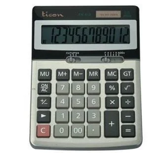 Ticon Hesap Makinesi 12 Haneli TH 512