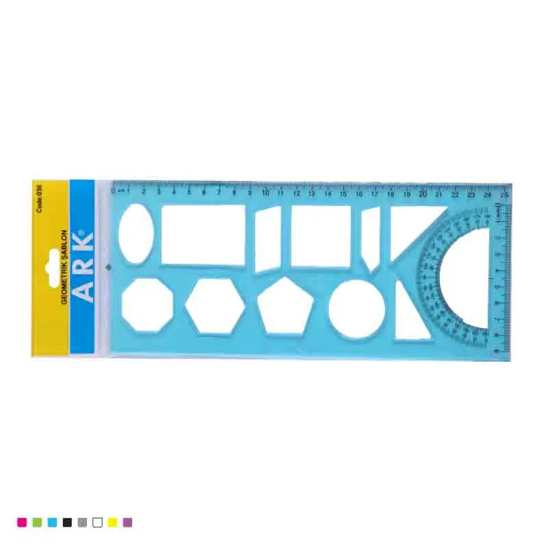 ŞABLON CETVELİ (GEOMETRİK NO:1)