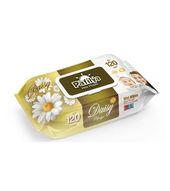 Pafilya Papatya Islak Mendil 120 li (Alcohol Free