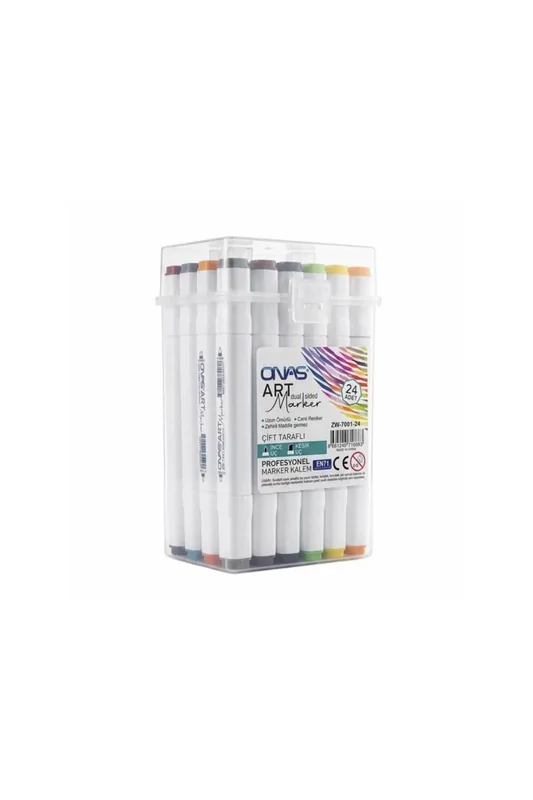 ONAS ZW-7001-24 ART ÇİFT TARAFLI MARKER ÇANTALI
