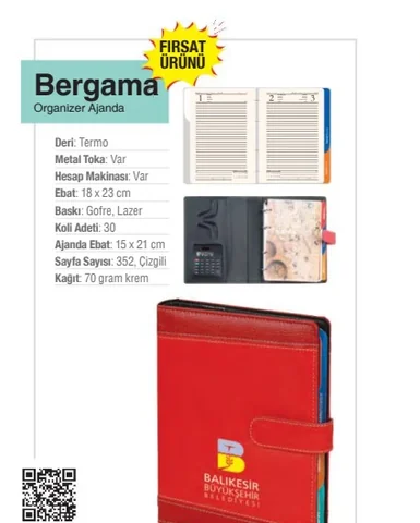 Bergama Organizer Ajanda