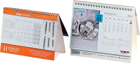 Karton Taşıyıcı Masa Takvimi · AMT-06