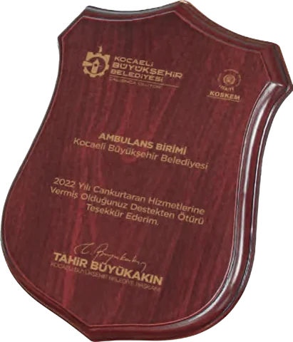Ahşap Plaket · BK-75
