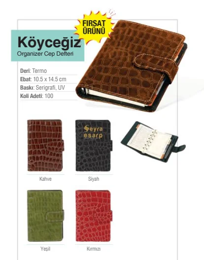 Köyceğiz Organizer Cep Defteri