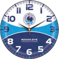 Bombe Cam Duvar Saati · V30-529