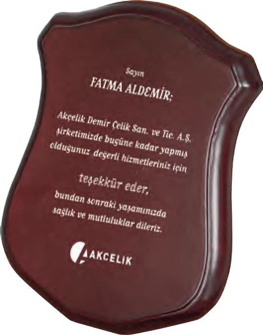 Ahşap Plaket · BK-76