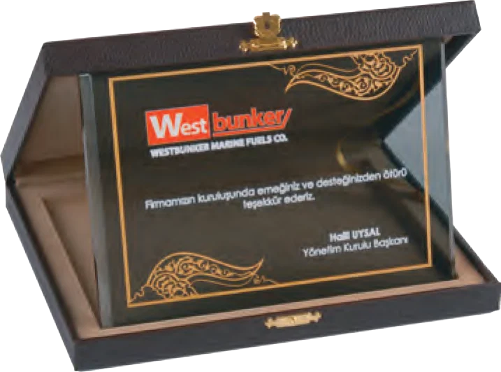 Kutulu Kristal Plaket · EKT-410