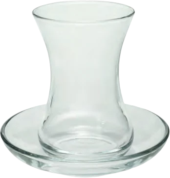 İnce Belli Çay Bardağı ve Tabağı · CB-08